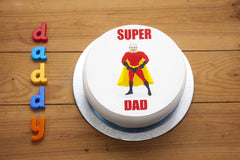 Father's Day Photo Cake Topper